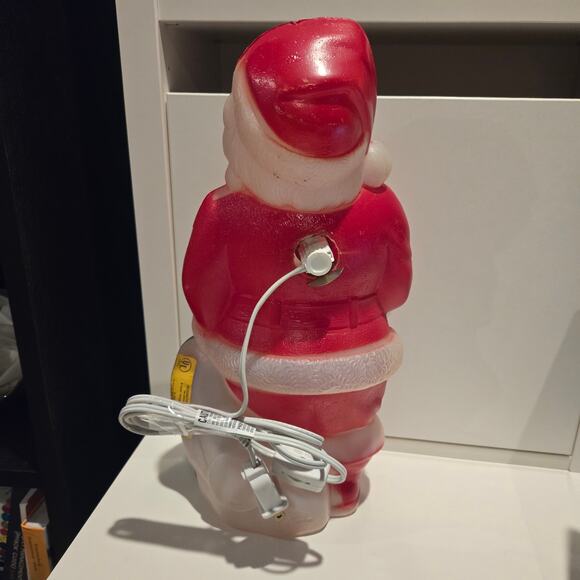 1968 Empire Plastics Blow mold 13" Santa with toy bag - Picture 2 of 5